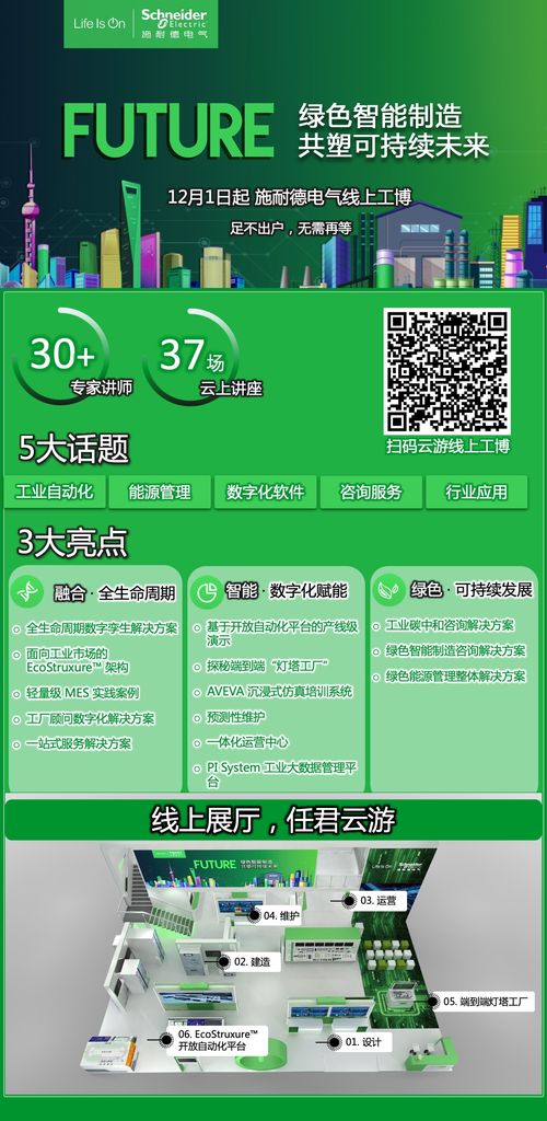 數字賦能，智在工博 施耐德電氣以數字內容服務，加速工業邁向綠色智能制造